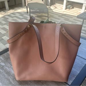 VALENTINO PALE PINK LOVESTUD TOTE